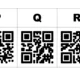 Alphabet QR codes 7