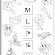 M, L, P, S - omalovánky a pracovní listy 3