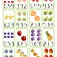 OVOCE - předmatematické představy 3
