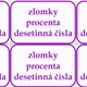 Procenta, zlomky, desetinná čísla 2