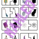Čarodějnice, stínové puzzle 4