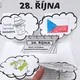 28.října - minilapbook, osmisměrka, běhací psaní/diktát 3