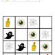 Halloweenské obrázkové sudoku  4