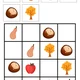 Podzimní obrázkové sudoku 4