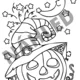 Halloween - omalovánky a bludiště  5