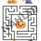 Halloween - omalovánky a bludiště  2