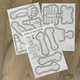 Opěrná soustava (kosterní), kostra - kompletní set 10