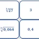 Třetí odmocnina - domino 2