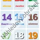 Numbers - flashcards 2