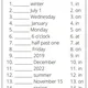 Prepositions of time - in, on, at 6