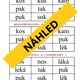 BINGO – ČTENÍ PRVNÍCH SLOV Z PÍSMEN – k, š, r + samohlásky 2