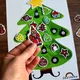 ADVENTNÍ KALENDÁŘ (A3) - vánoční strom s čísly 4