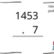 Přirozená čísla - násobení pod sebou 3