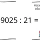 Přirozená čísla - písemné dělení 3