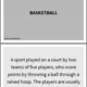 ENG - GUESS THE WORD / SPORTS AND LEISURE (hádej slovo podle popisu) 2