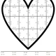 Valentýnské srdce - matematické quadromino 3