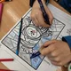 Vyjmenovaná slova po B, L - sněhuláci - vykreslovačky 3