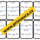 ČTEME A PÍŠEME PRVNÍ VĚTY - KARTY + HRY - 1. TŘÍDA LEDEN - ÚNOR 4