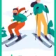 Výukové karty "Zimní sporty a aktivity" 3