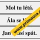 ČTEME A PÍŠEME PRVNÍ VĚTY - KARTY + HRY - 1. TŘÍDA LEDEN - ÚNOR 3