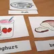 Třísložkové karty/Pexeso - FOOD 3