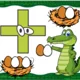 Matematické symboly s krokodýly 2