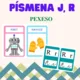PÍSMENO J a R  (pexeso, demonstrační karty) 2