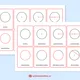Kružnice, kruh - 3-složkové kartičky, flashcards, informační kartičky 2