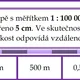 Měřítko mapy - kolíčkování  2