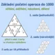 Základní početní operace do 1000 - sčítání, odčítání, násobení, dělení - SADA 3