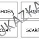 CLOTHES - flashcards / OBLEČENÍ - flash karty 3