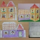  Vystřihovánka/ omalovánka / skládačka DOMEČEK 2