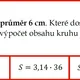 Obsah kruhu - kolíčkování s kontrolou 3
