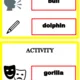 Animals - ACTIVITY (48 cards) 2