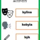 Vyjmenovaná slova - AKTIVITY  2