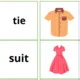 CLOTHES - activity, flashcards, pexeso, I have, who has? 2