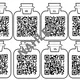 Čarodějné lahvičky s QR kódy - dělení 4