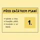 DÍLNY PSANÍ - pokrok psaní 4