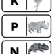 Domino - první písmeno - zvířata v ZOO 5