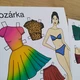 Sada pro holčičky - panenky, omalovánky, šaty k vystřižení, 16 listů 10