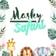 Masky zvířat Safari, Zoo, Afrika 2