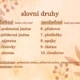 Demonstrační plakáty - slovní druhy 2 3