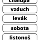 Obrázkové luštění slov 6