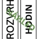 Obrázkový rozvrh hodin 3