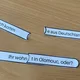 Bilde den Satz, einfache Sätze im Präsens 3