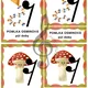 Noty a pomlky - třísložkové karty - podzim 2