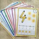 Demonstrační karty_čísla 1-10_montessori barvy 3