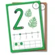 Demonstrační karty_čísla 1-10_montessori barvy 2