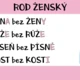 Vzory podstatných jmen - duha 3
