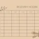 Rozvrh hodin + organizace školního roku 2